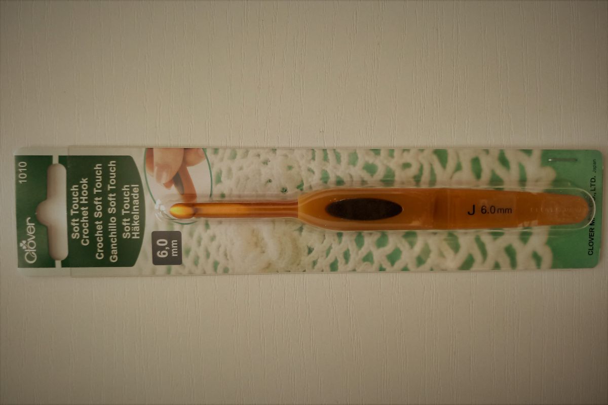 Szydełko Clover SOFT TOUCH z ergonomiczną rączką - 6 ,00 mm