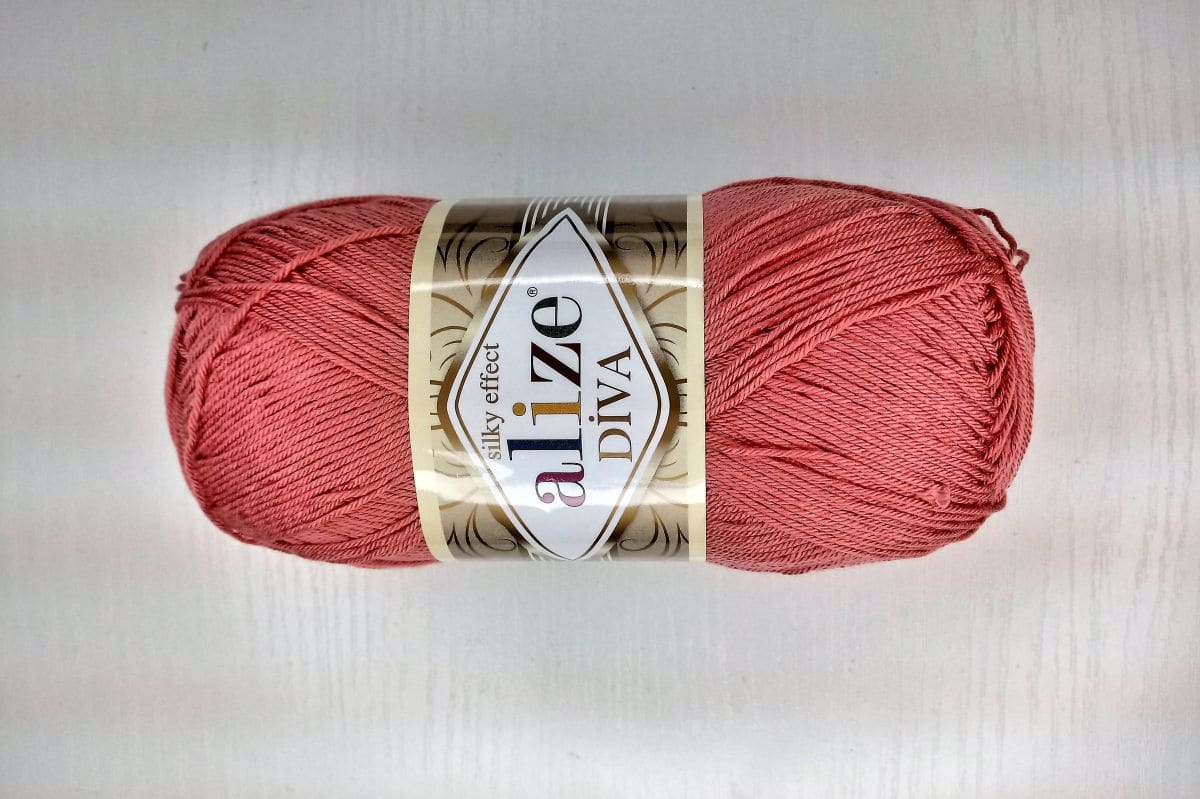 Włóczka Alize  Diva - 619 (koralowy)