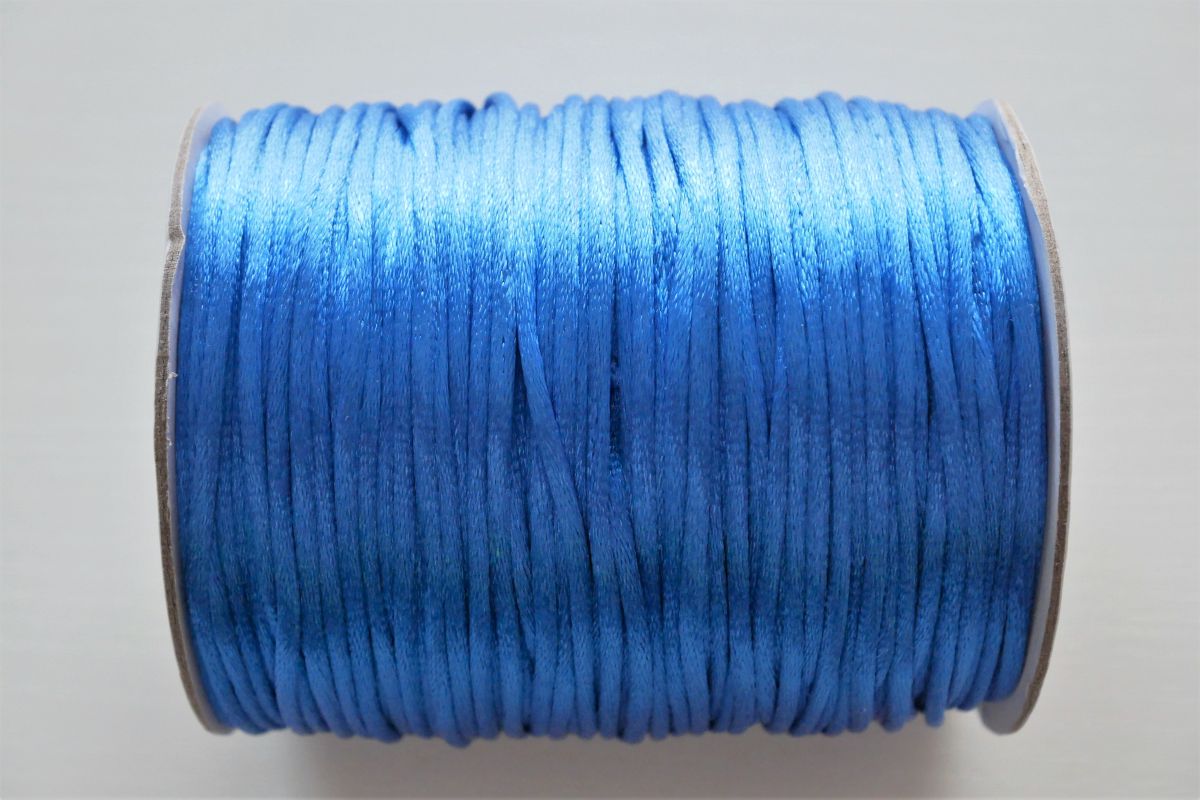 Sznurek satynowy 2 mm -45 (chabrowy )