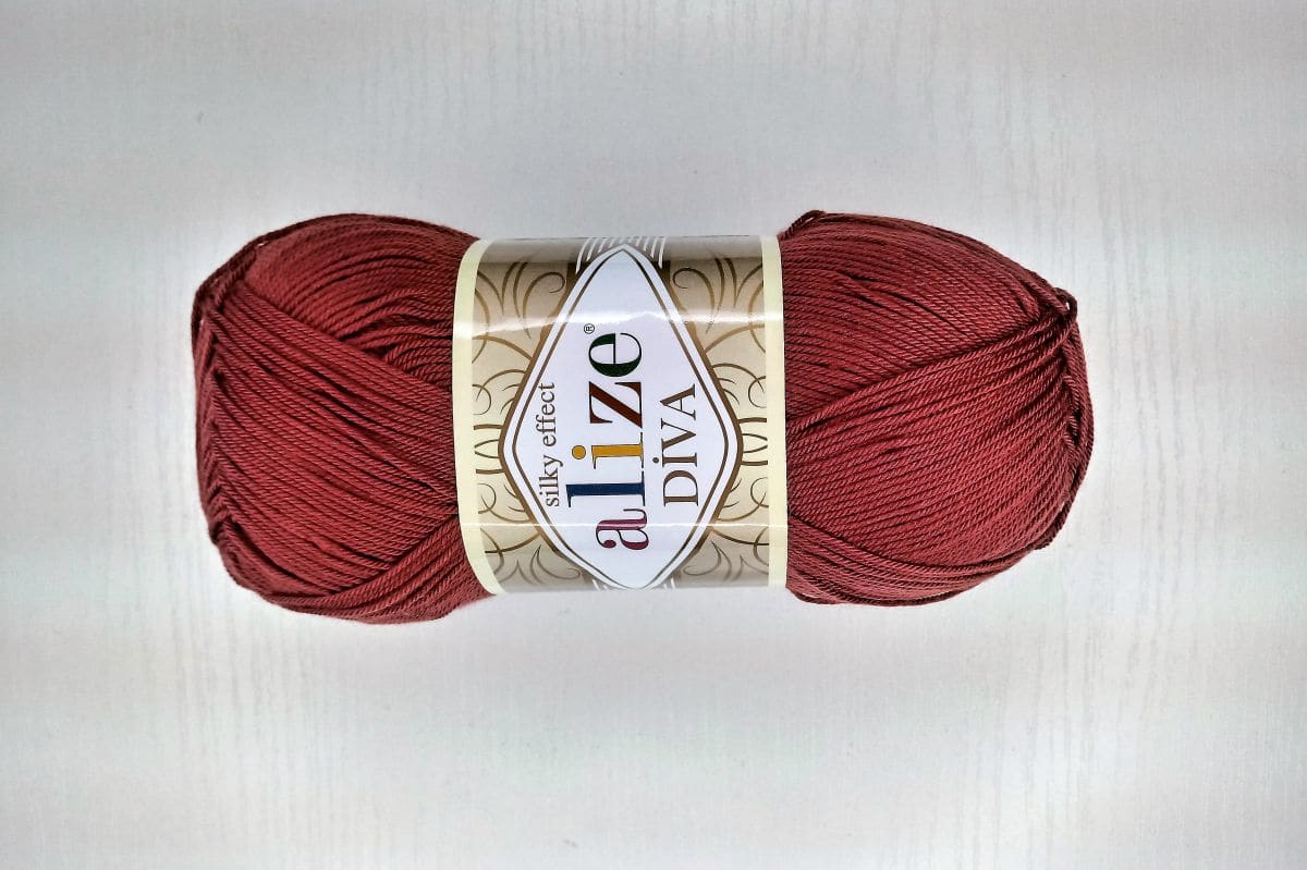 Włóczka Alize  Diva - 320 (terakota)