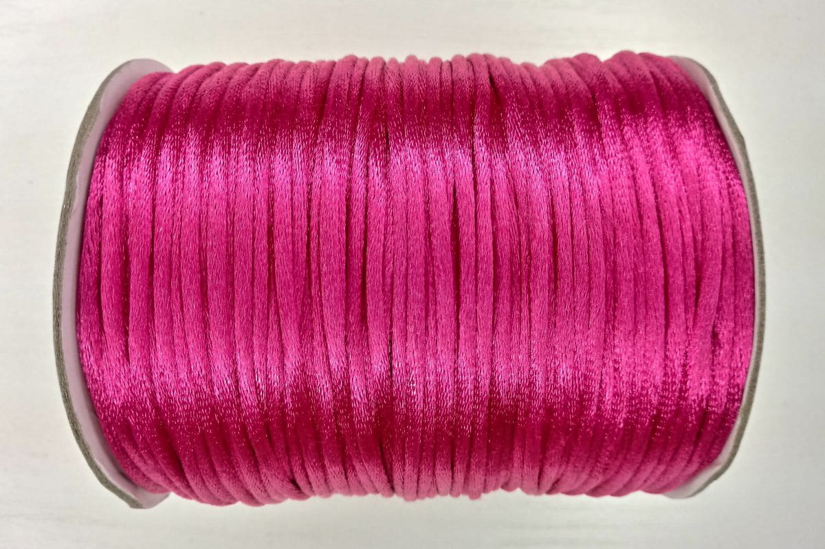 Sznurek satynowy 2 mm-08 (różowy)