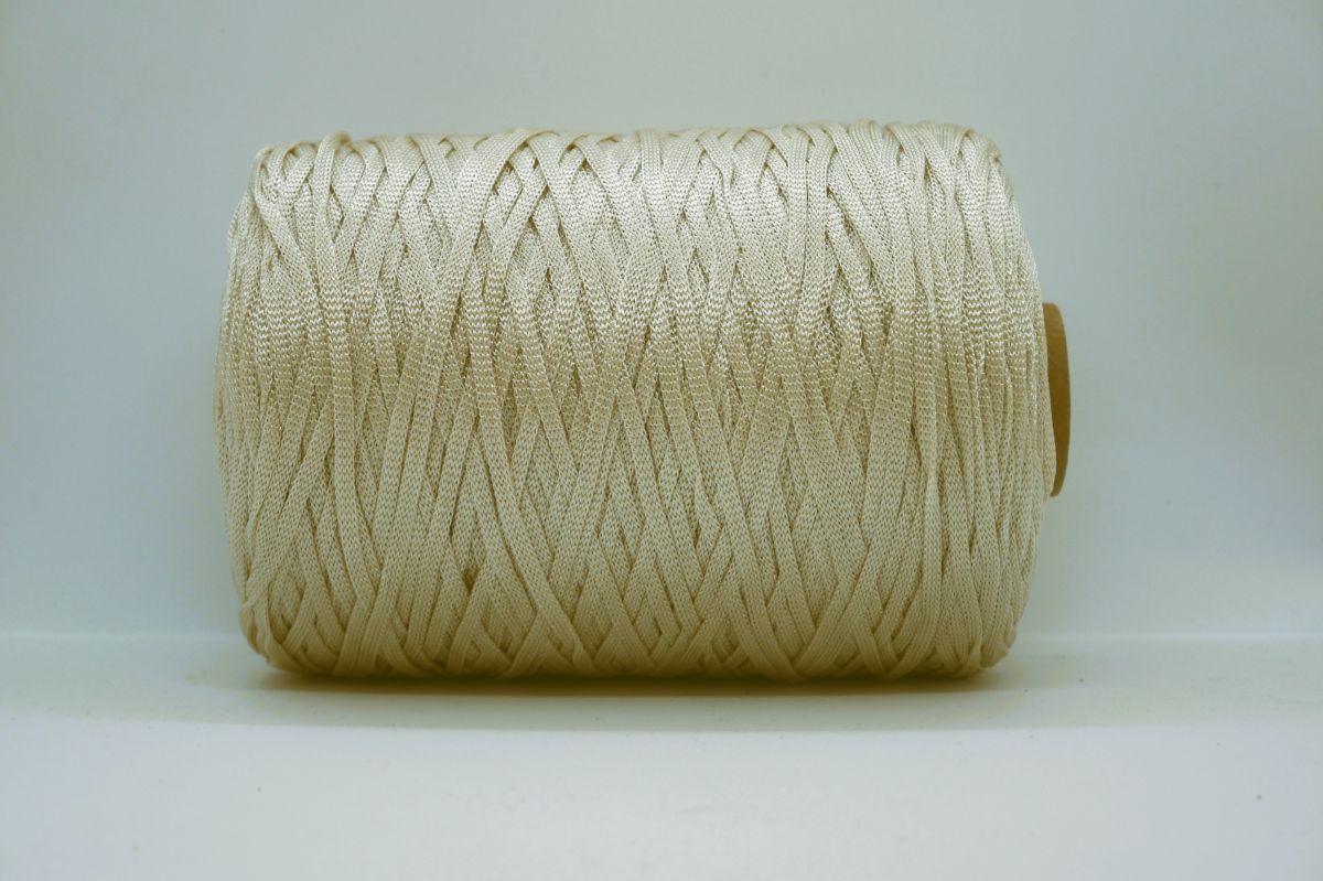 Sznurek polipropylenowy płaski 3 mm - ARES - 500 g.- 650 m ( kremowy -2 )