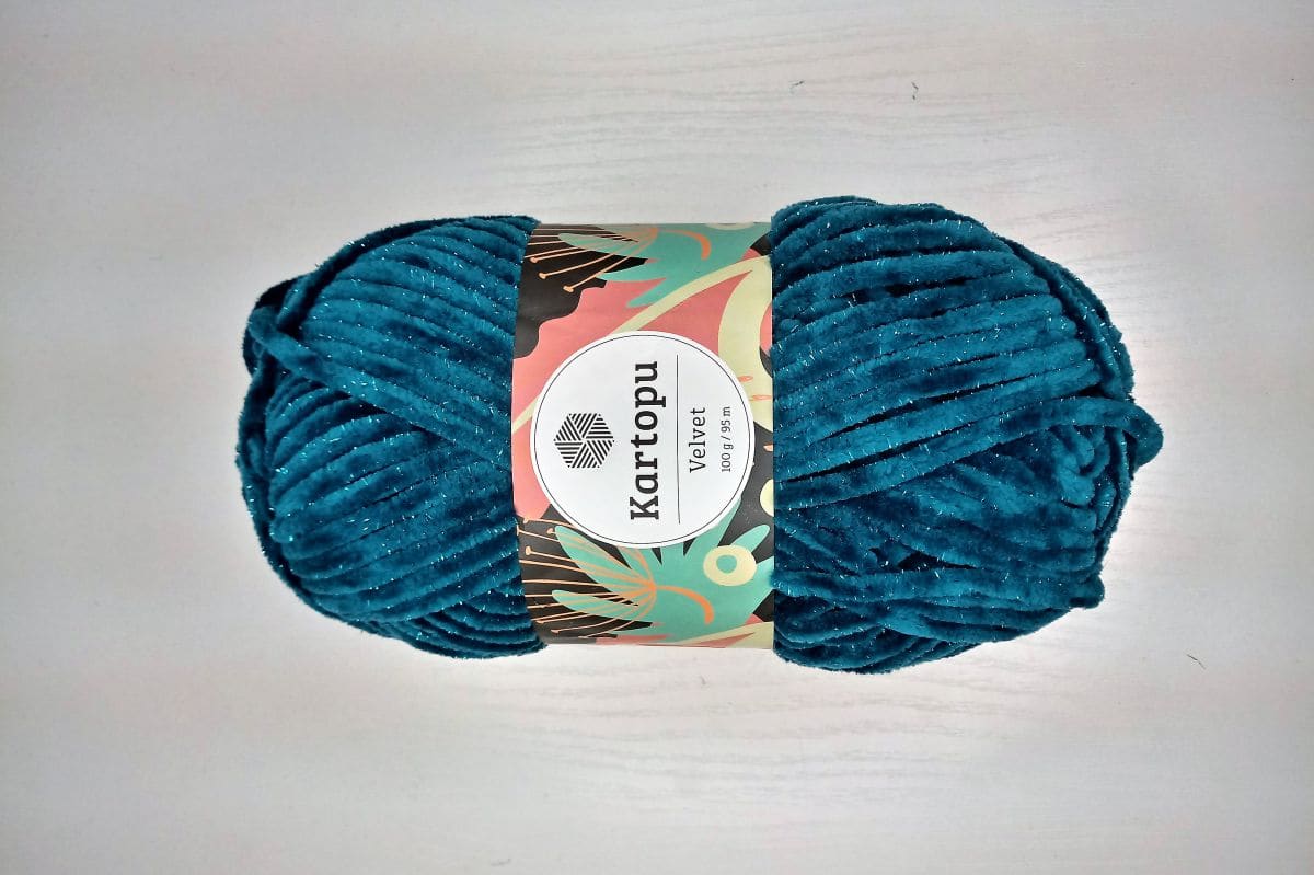Włóczka Kartopu Velvet - 07 ( szmaragdowy)