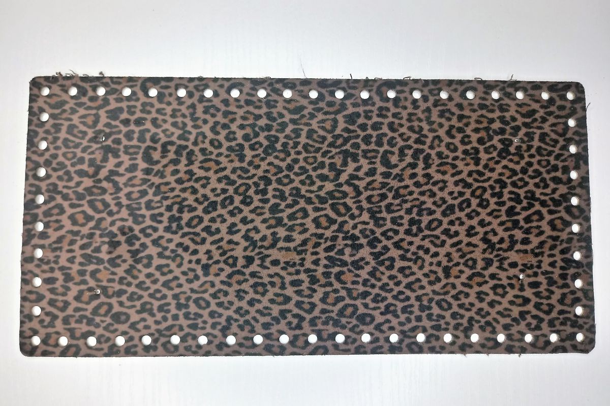 Dno do torebki - 15 x 30 cm ( lampart )