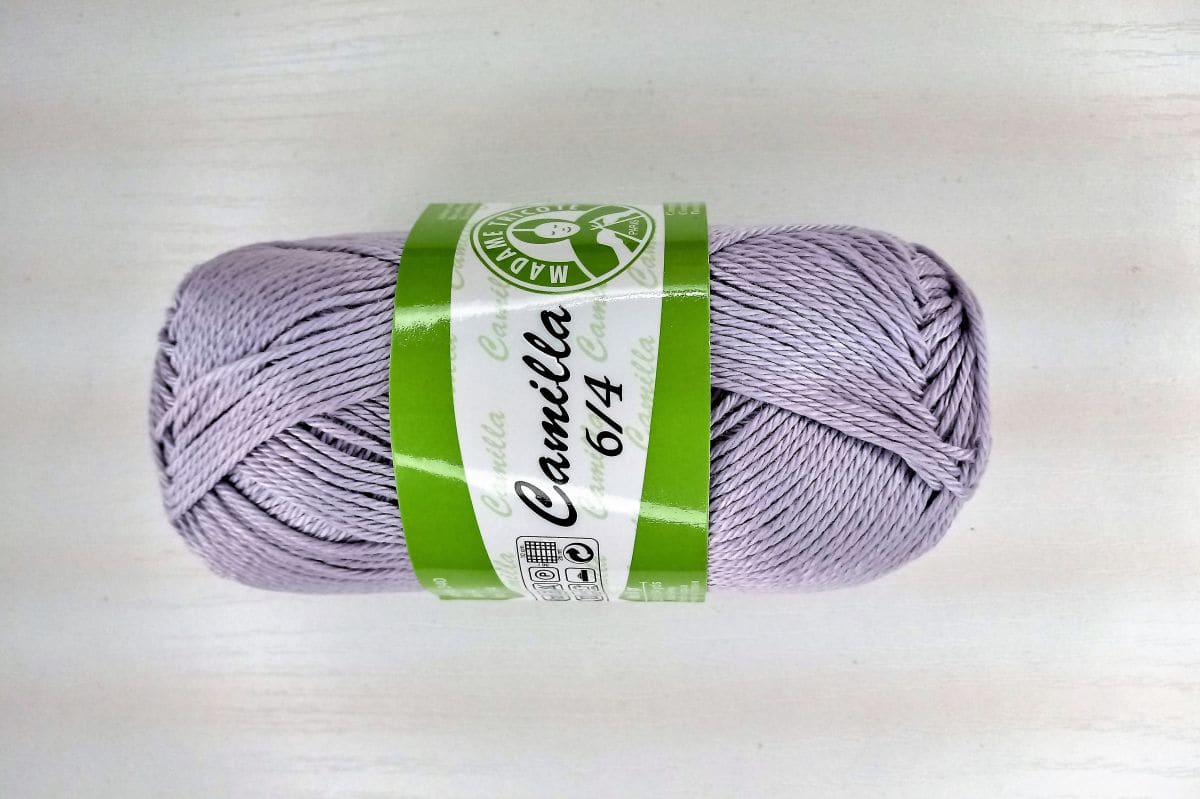 Bawełna meceryzowana Camilla 6/4 - 5316 (jasny fiolet)