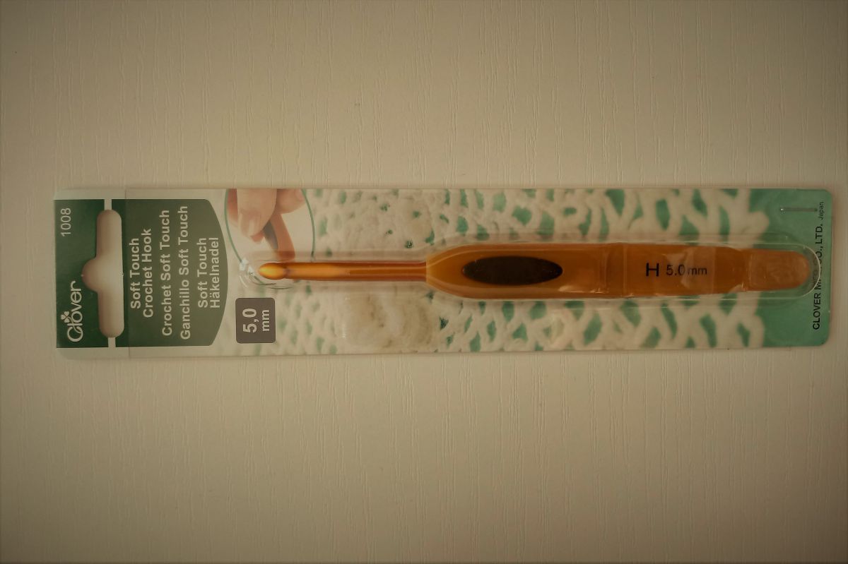 Szydełko Clover SOFT TOUCH z ergonomiczną rączką - 5,00 mm