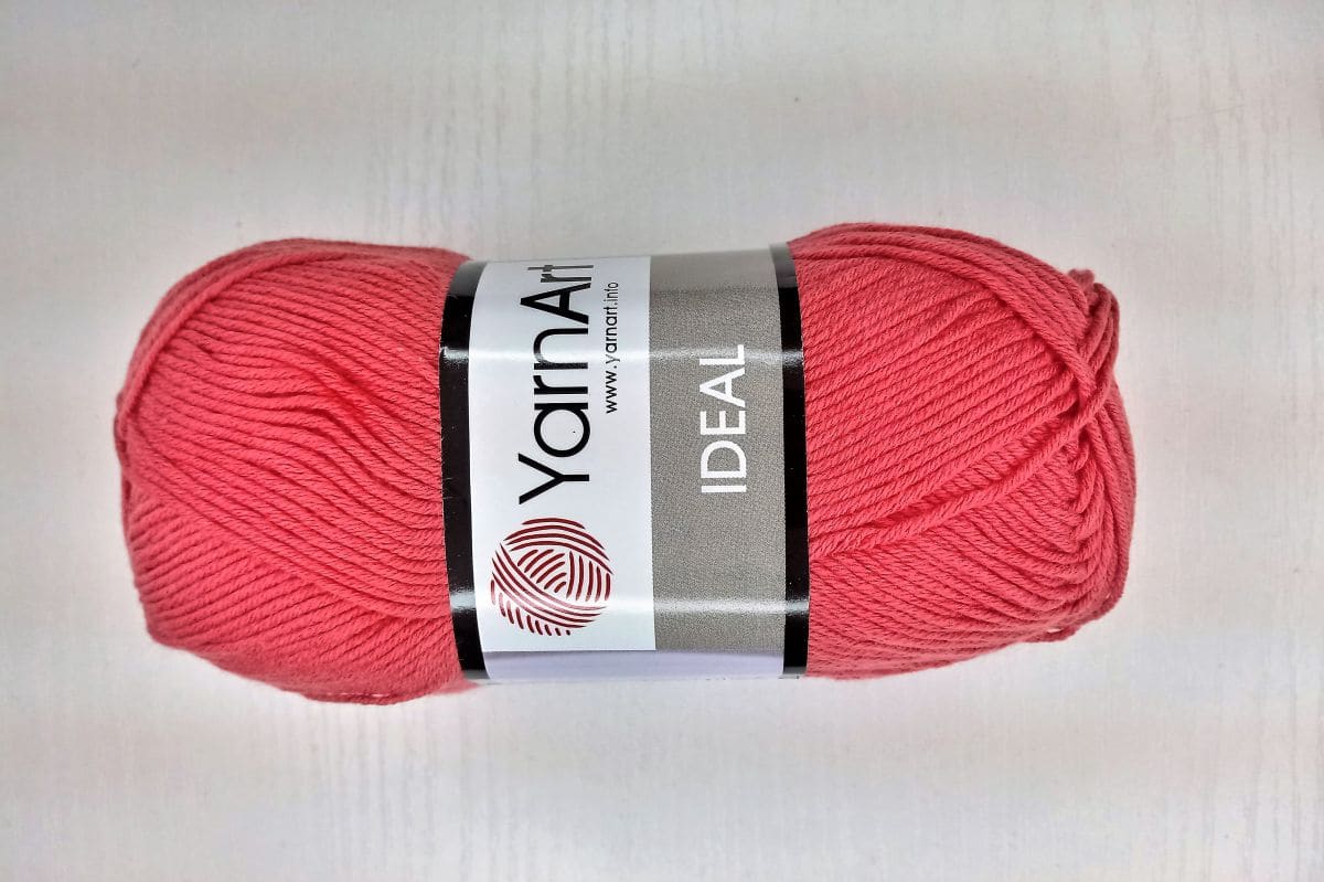 Włóczka bawełniana YarnArt  IDEAL- 236 (koralowy)