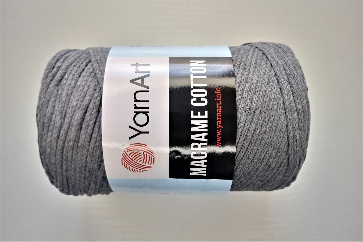 Sznurek bawełniany YarnArt Macrame cotton- 774( szary  )