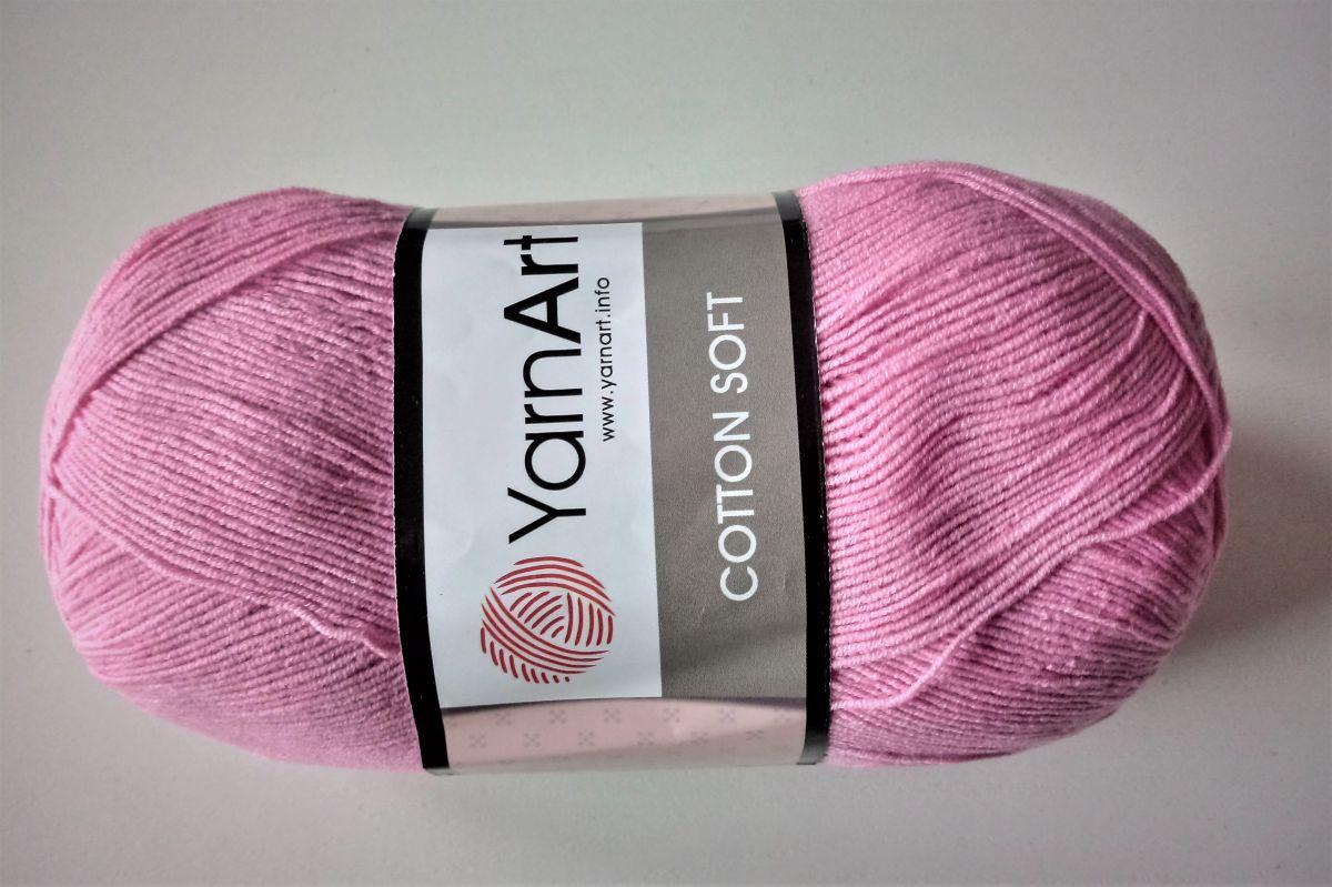Włóczka YarnArt Cotton Soft -20 (wrzos)