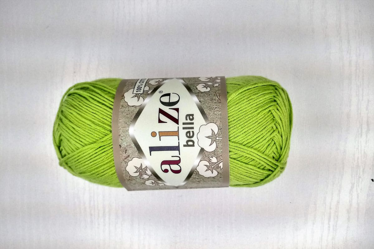Włóczka bawełniana Alize Bella - 612 (limonkowy)