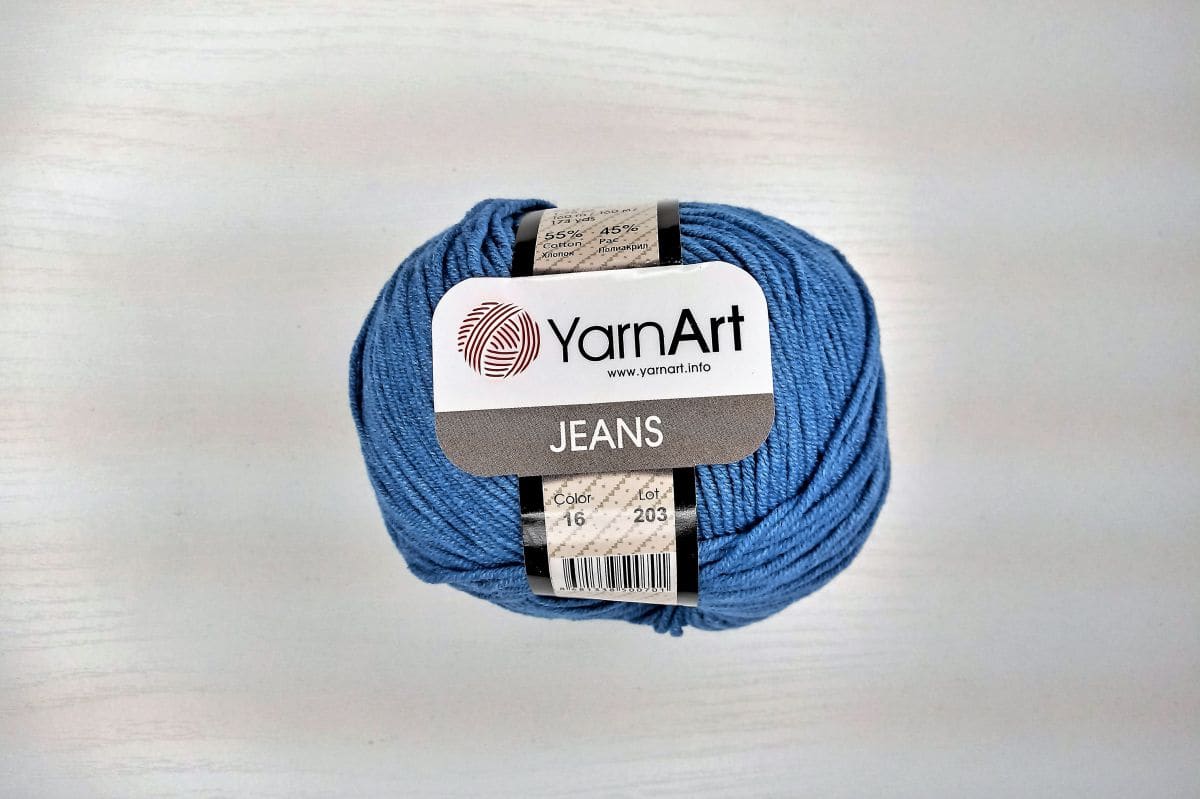Włóczka YarnArt Jeans - 0016 (jeansowy)