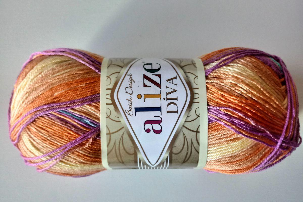 Włóczka Alize DIVA BATIK - 7074