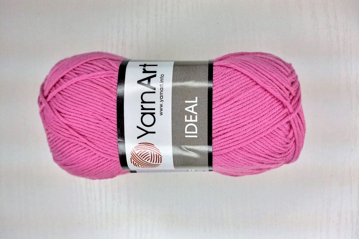 Włóczka bawełniana YarnArt  IDEAL- 231 (rózowy)