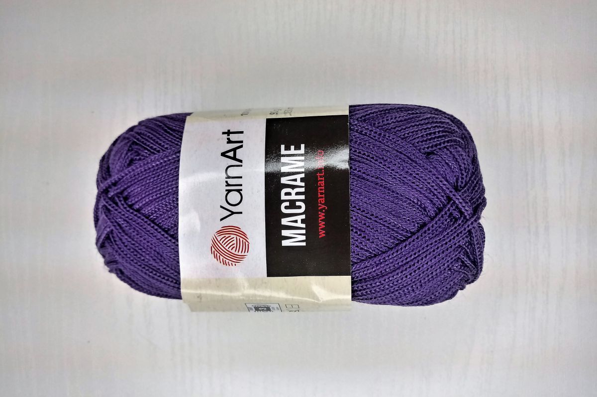 Sznurek do torebek YarnArt Macrame 1,5 mm -167( śliwka)