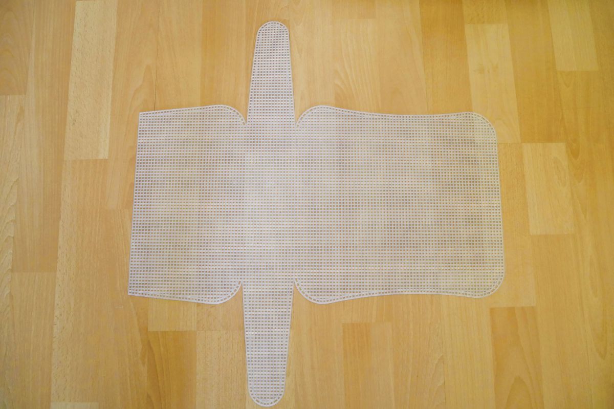 Kanwa plastikowa torebki - 54 x 50 ,5 cm