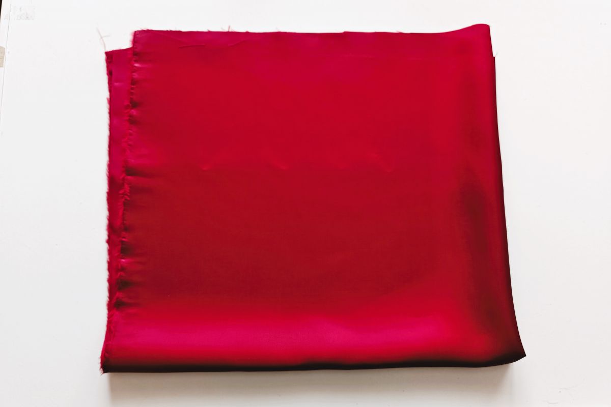 Podszewka bordowa kupon - 60 x 69 cm