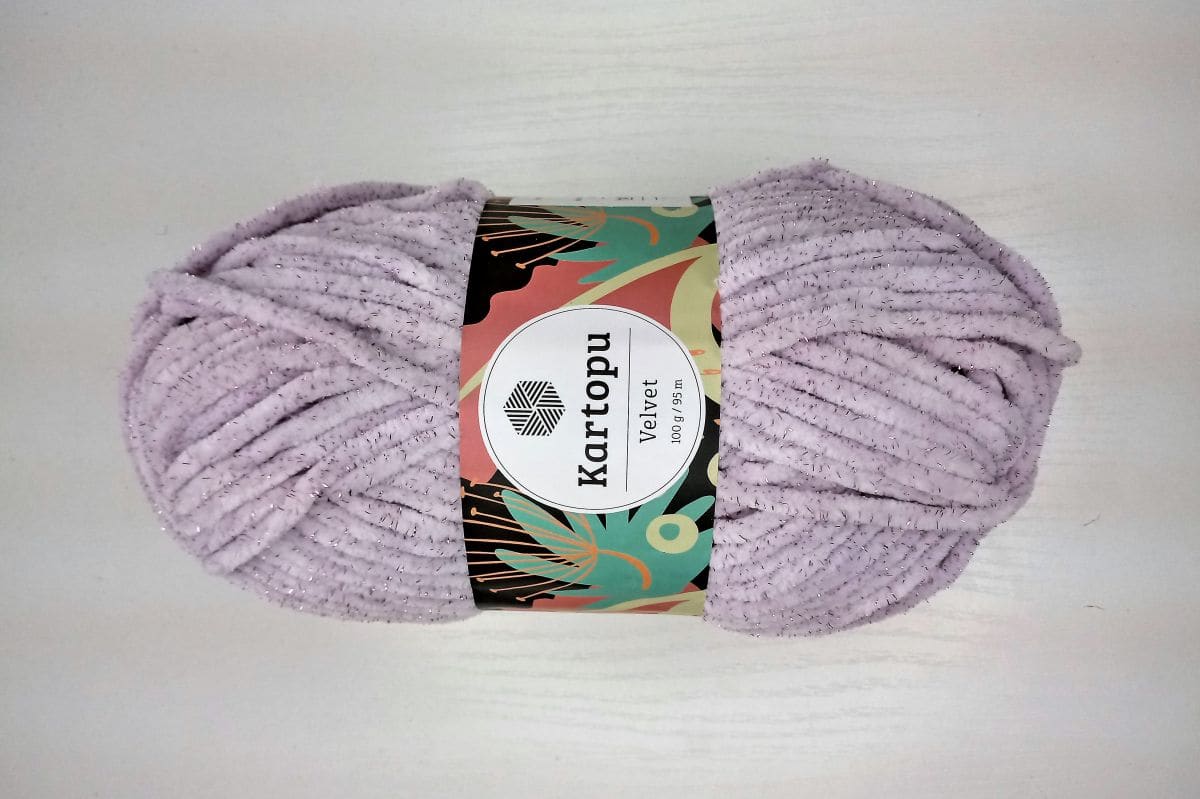 Włóczka Kartopu Velvet - 04 (jasny fiolet)