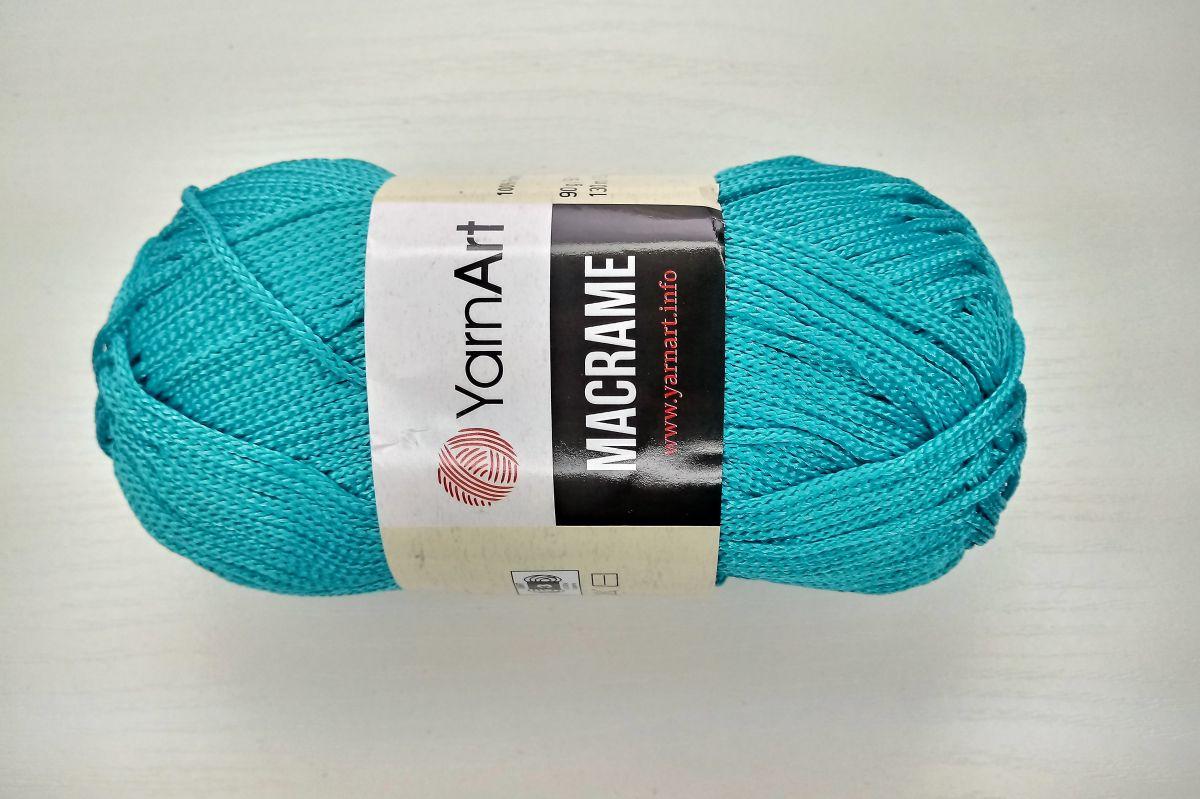 Sznurek do torebek  YarnArt Macrame 1,5 mm -152 (turkusowy)