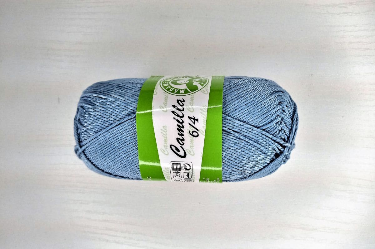 Bawełna meceryzowana Camilla 6/4 - 4946 (niebieski)