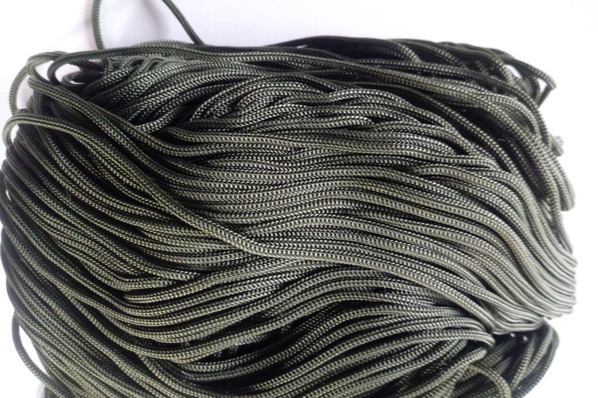 Sznurek do torebek  SWAN BLACK 500G -khaki  (MILITARE - 010)
