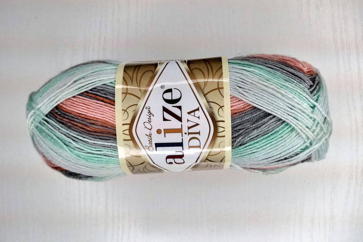 Włóczka Alize DIVA BATIK - 5550