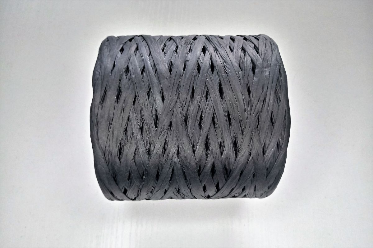 Rafia naturalna 250g - 265m - (antracyt  )