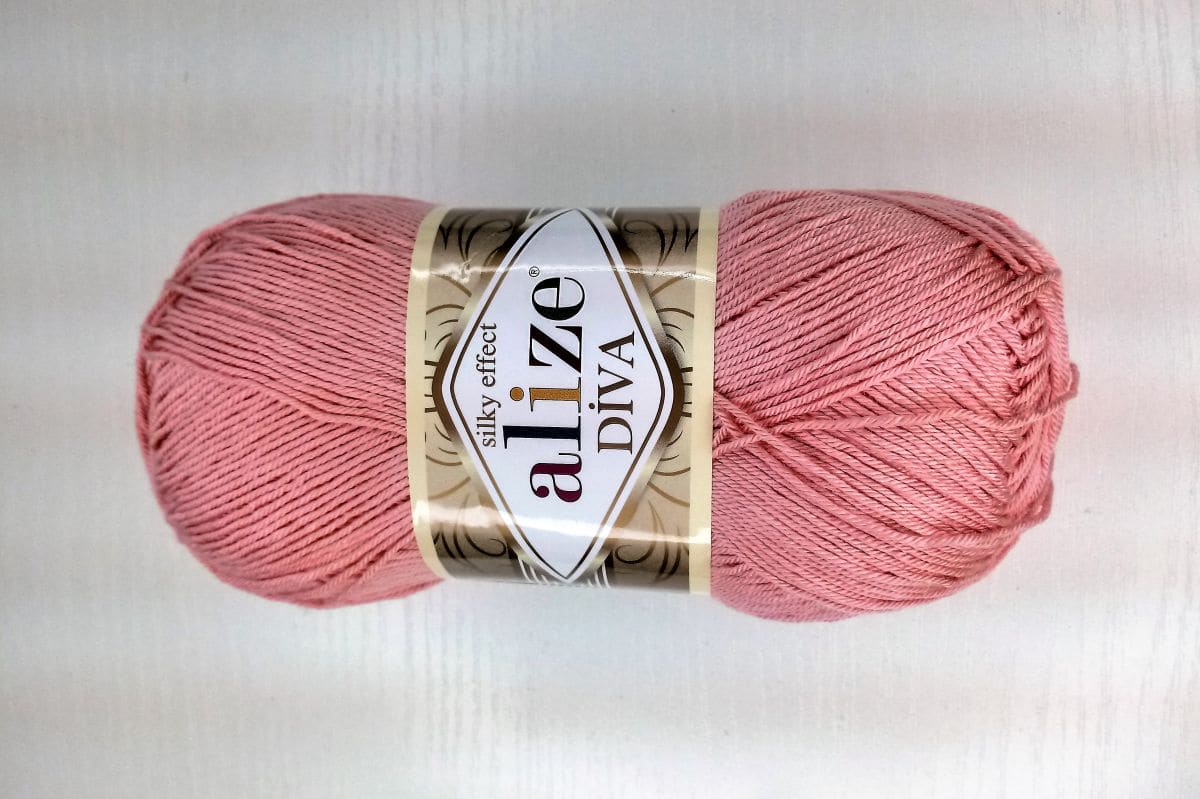 Włóczka Alize DIVA  - 145(łososiowy)