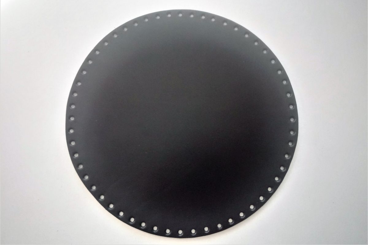 Dno- spód DIY torebki z naturalnej skóry Jucht - 25 cm ( Czarny)