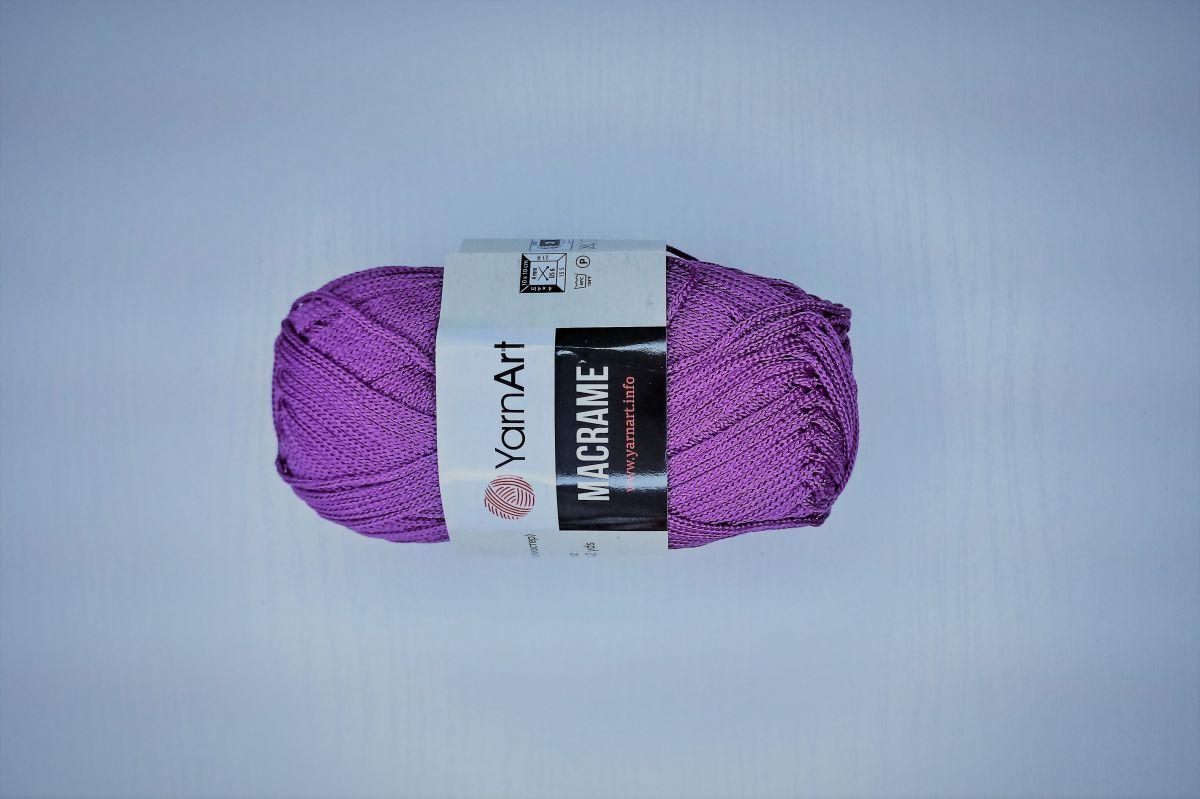 Sznurek do torebek  YarnArt Macrame 1,5 mm -161( fioletowy)