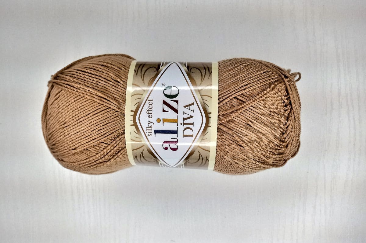 Włóczka Alize  Diva - 369 (jasny brąz)
