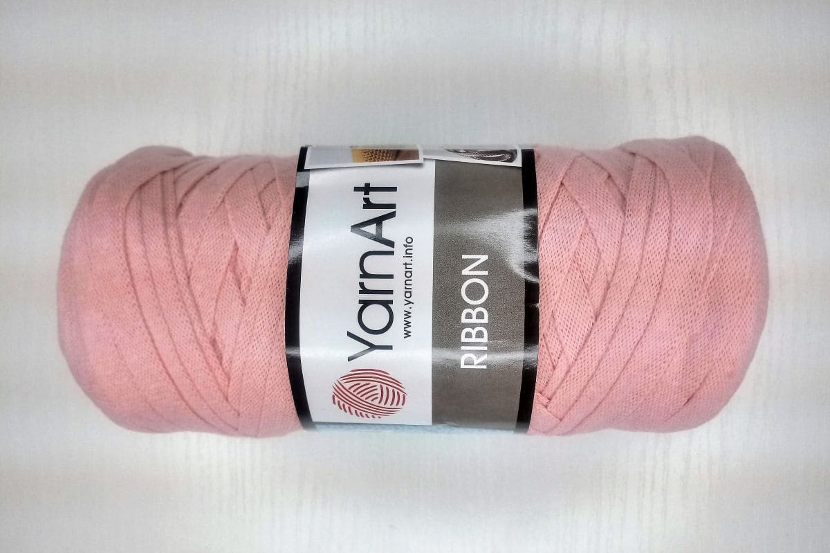 Włóczka tasiemkowa YarnArt  Ribbon- 767 (łososiowy)