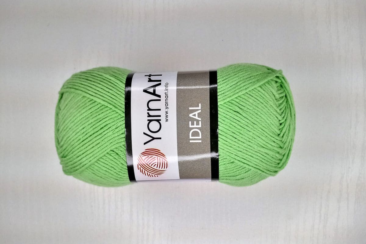 Włóczka bawełniana YarnArt  IDEAL- 226 (jasny zielony)