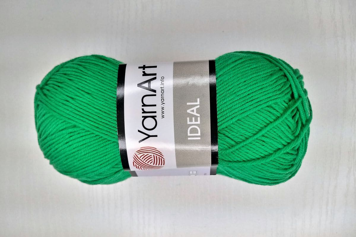 Włóczka bawełniana YarnArt  IDEAL- 227 (zielony)