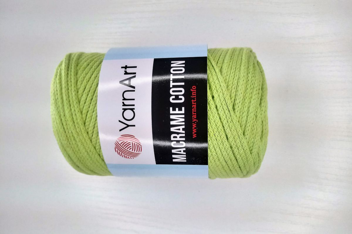 Sznurek bawełniany YarnArt Macrame cotton- 755 ( limonka )