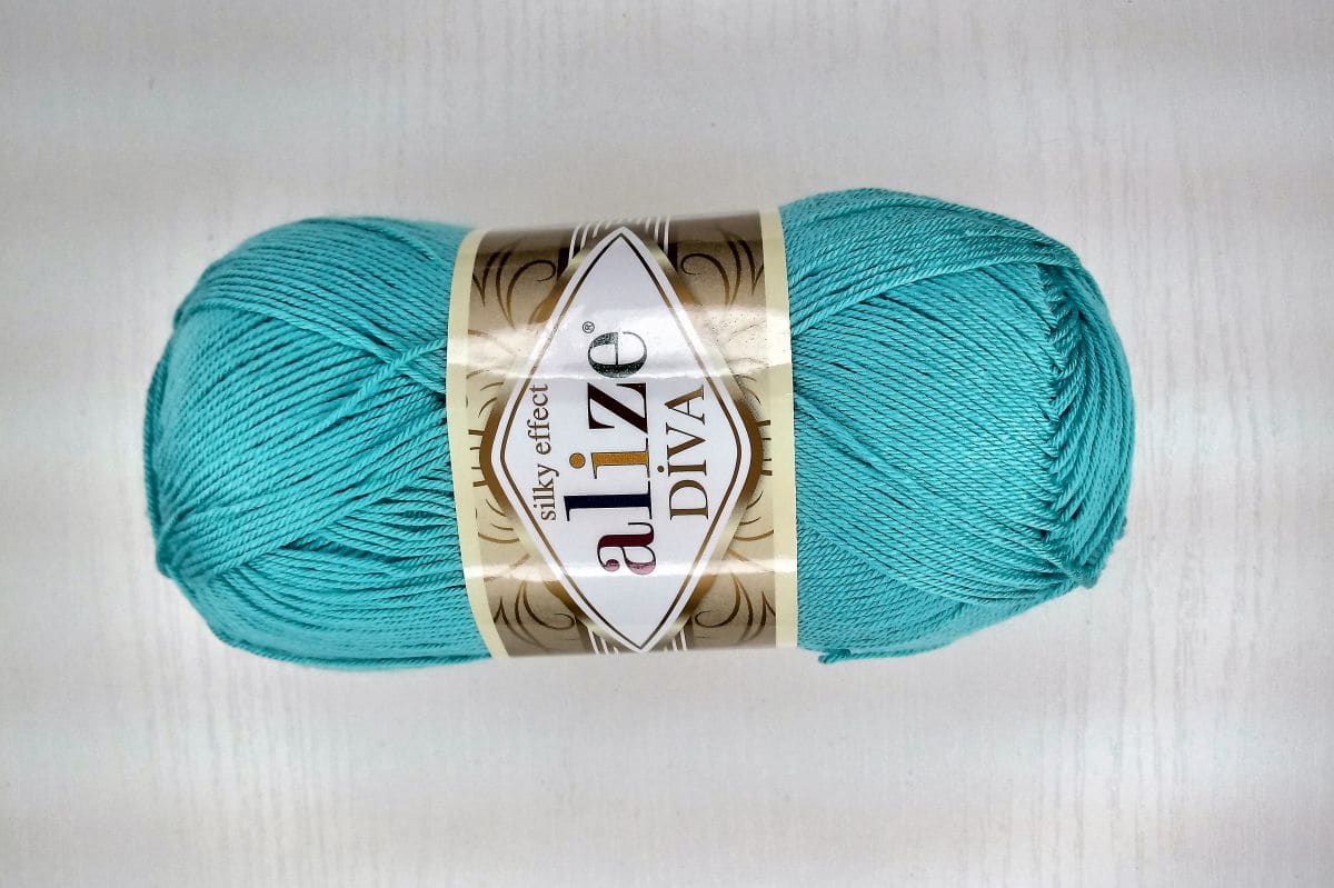 Włóczka Alize  Diva - 376 (turkusowy)