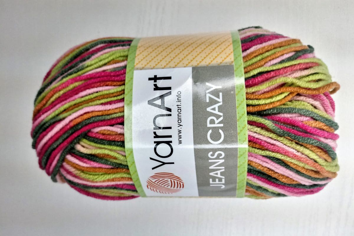 Włóczka YarnArt Jeans Crazy - 7206( wielokolorowa)