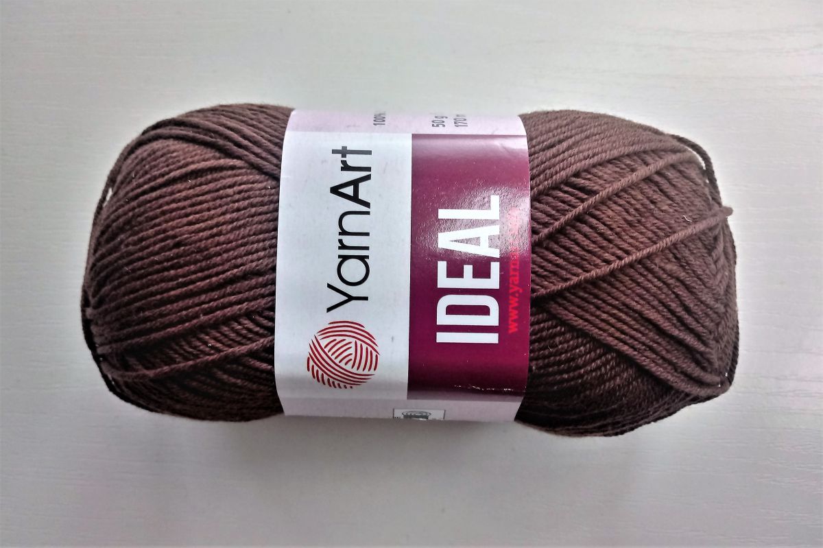 Włóczka bawełniana YarnArt IDEAL- 232 (brązowa)