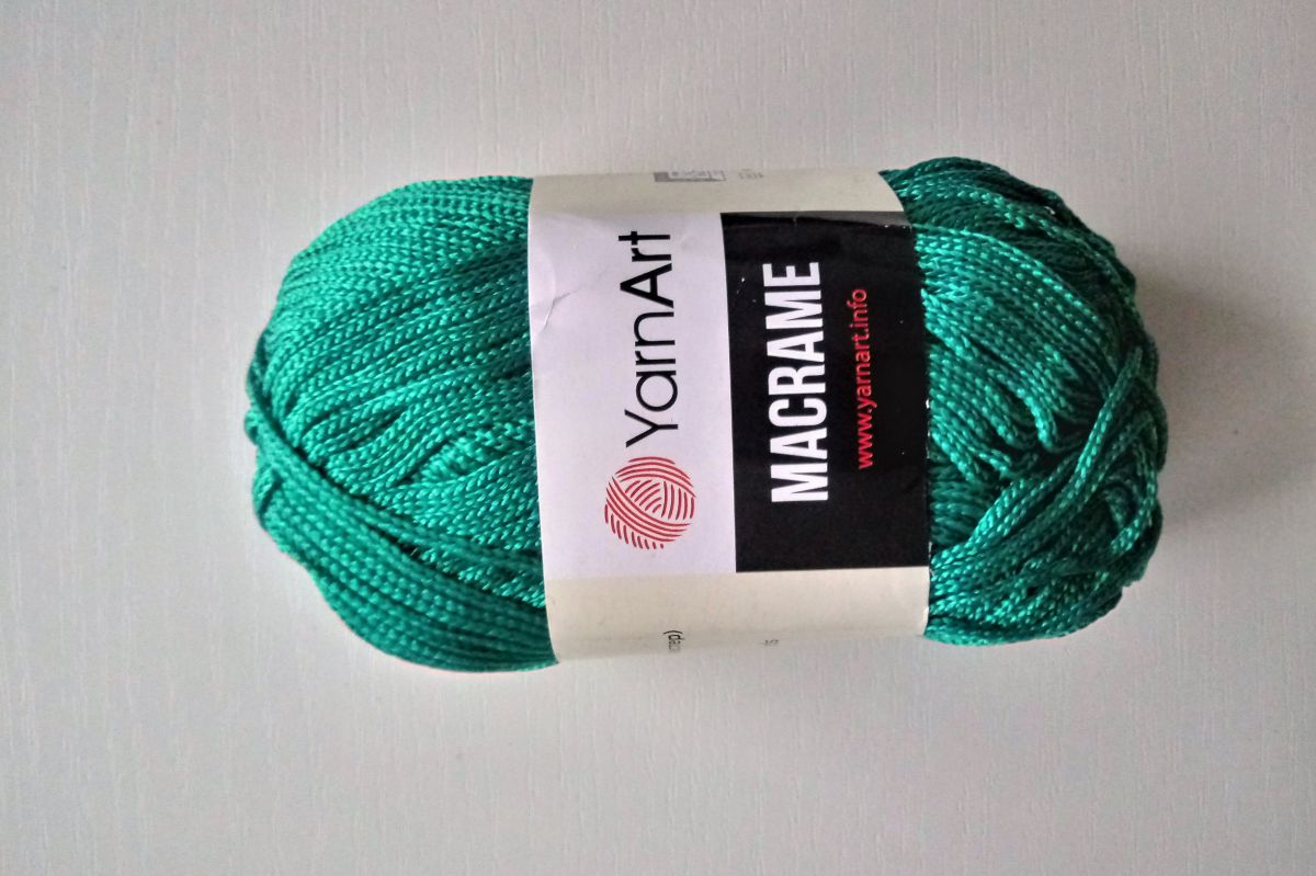 Sznurek do torebek  YarnArt Macrame 1,5 mm -158 (zielony )