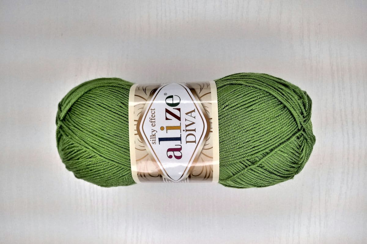 Włóczka Alize  Diva - 210 (zielony)