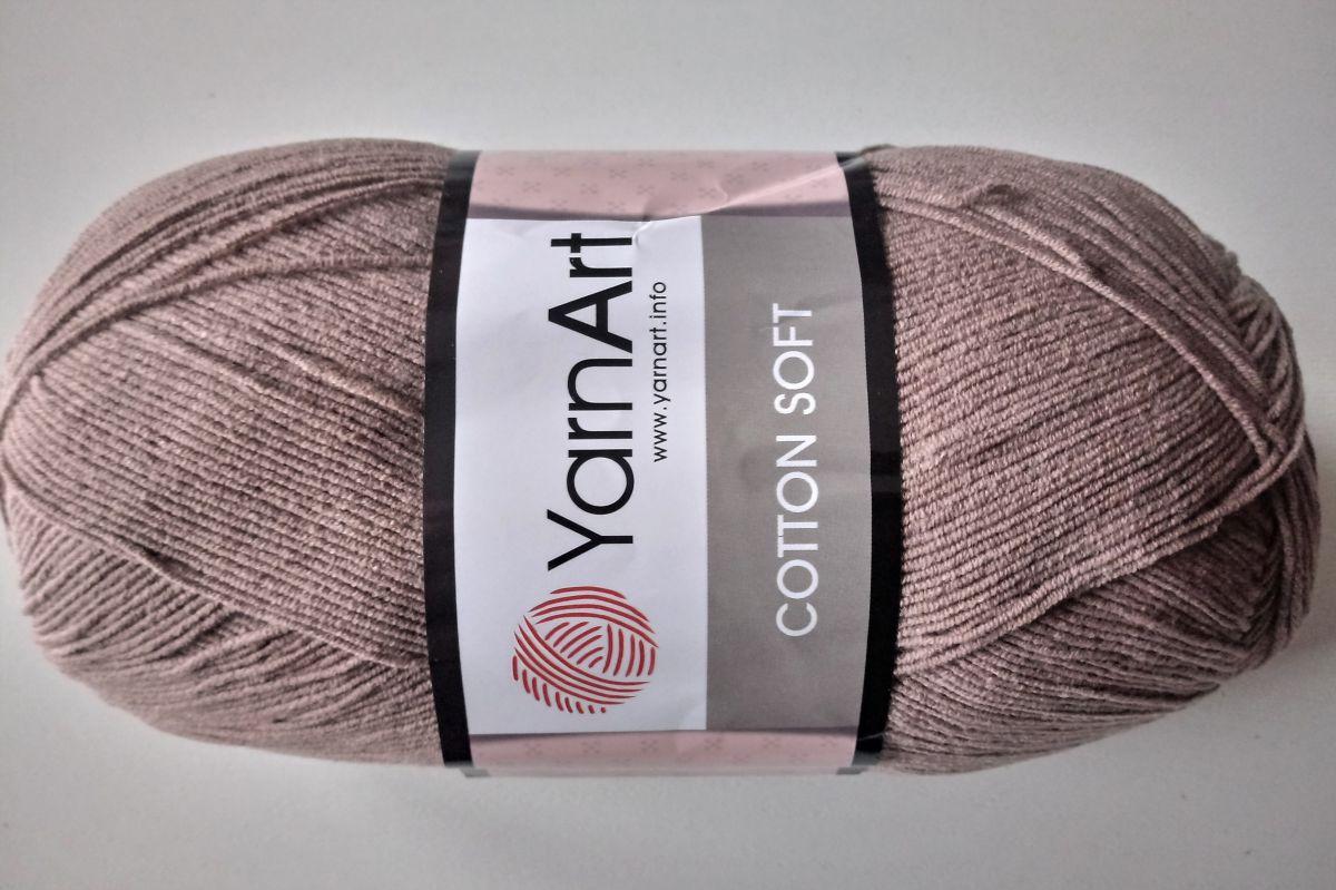Włóczka YarnArt Cotton Soft -71 (brązowa)