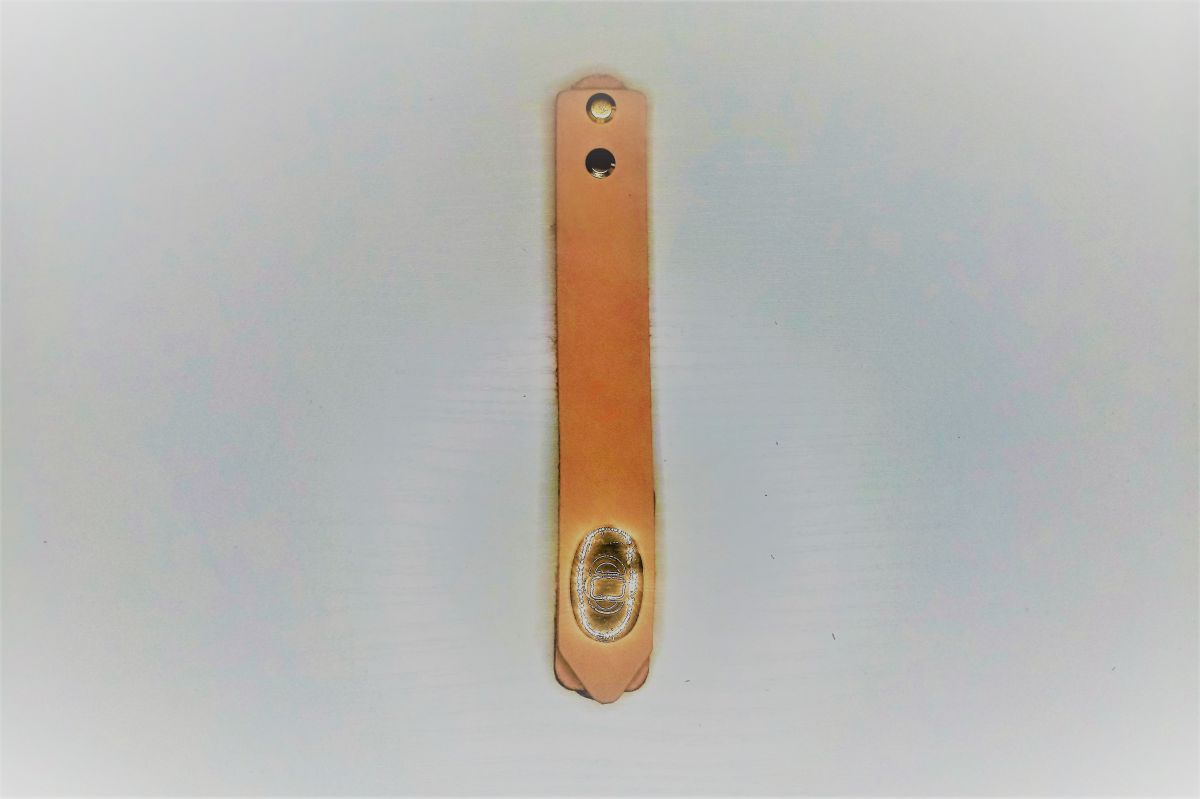 Zapięcie skórzane "Pat Slim " - kolor skóry (crust) - 175 mm