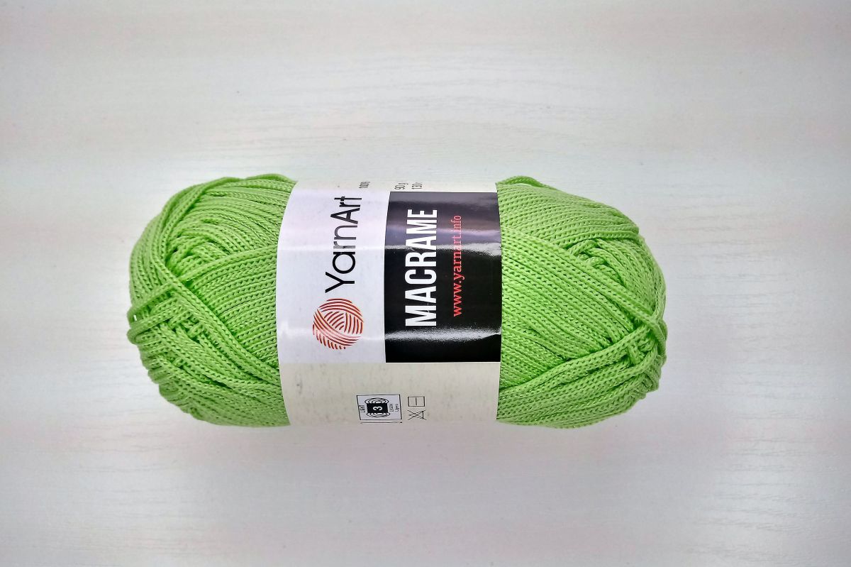Sznurek do torebek  YarnArt Macrame 1,5 mm - 150  ( zielony  )