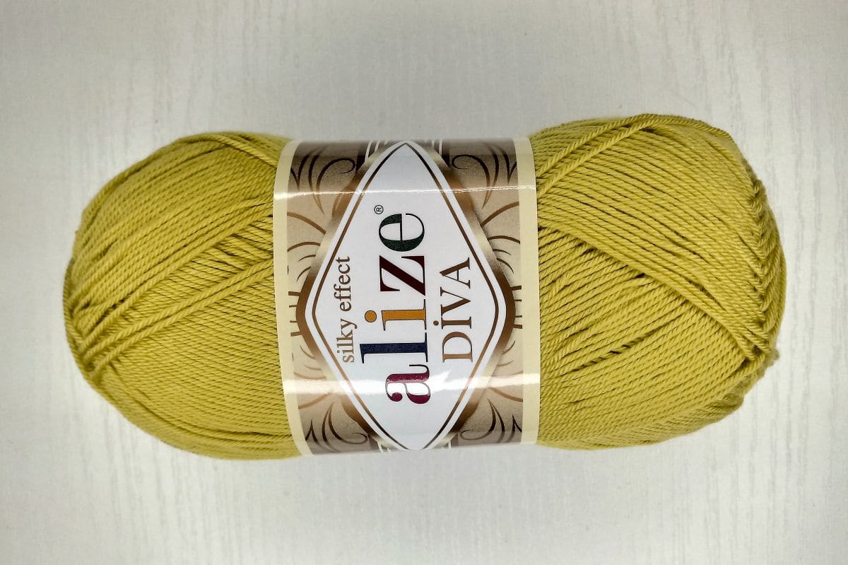 Włóczka Alize Diva - 109 (jasny oliwkowy)