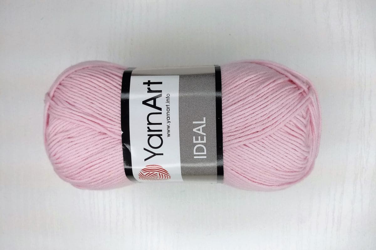 Włóczka bawełniana YarnArt  IDEAL- 229 (Jasny różowy)