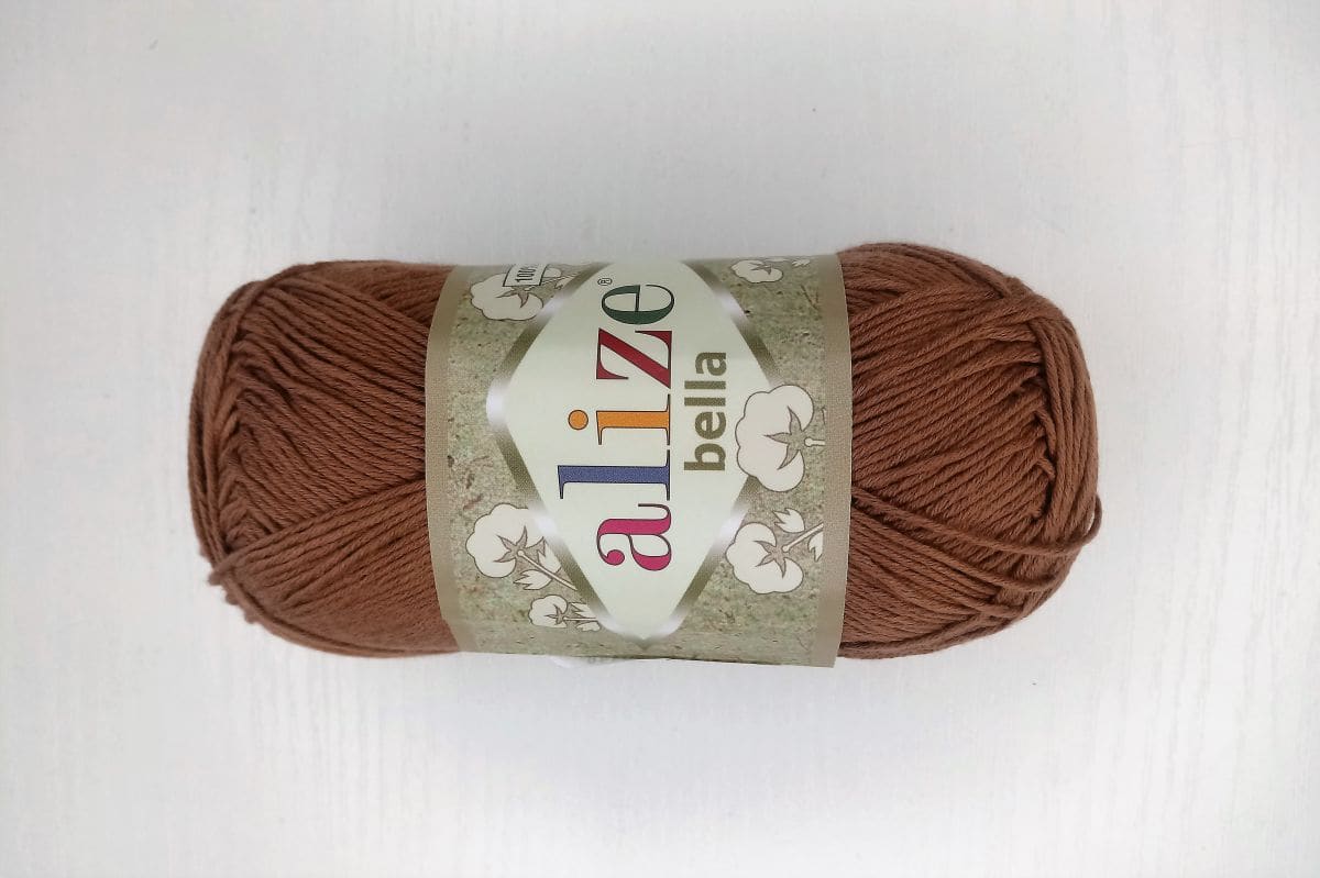 Włóczka bawełniana Alize Bella - 466 (jasny brąz)