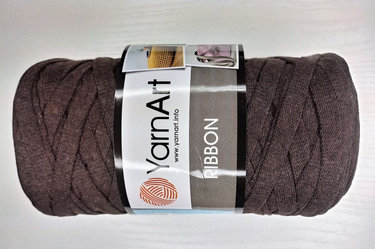 Włóczka Tasiemkowa YarArt  Ribbon- 769 (brązowy)