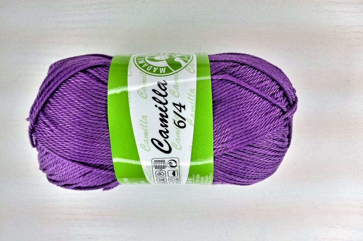 Bawełna meceryzowana Camilla 6/4 - 5060 (fioletowy)