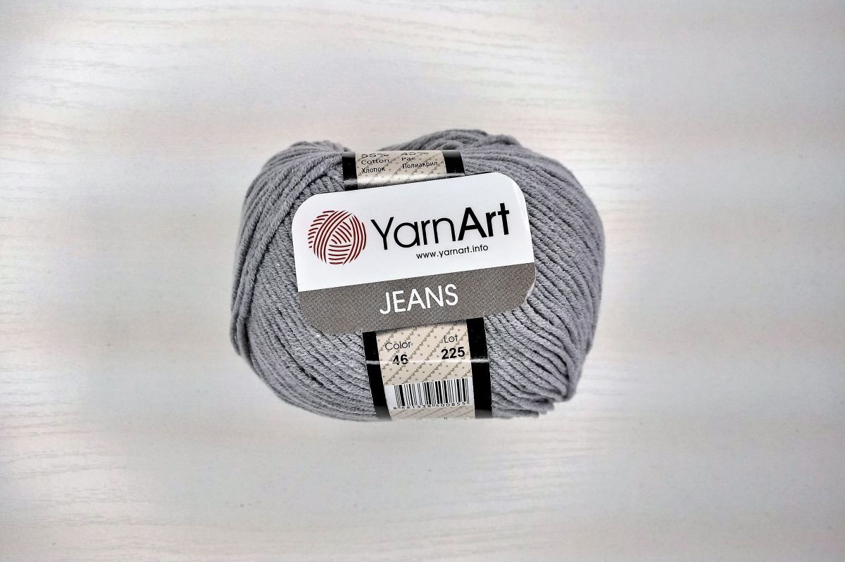 Włóczka YartArt Jeans - 46 (popielaty)